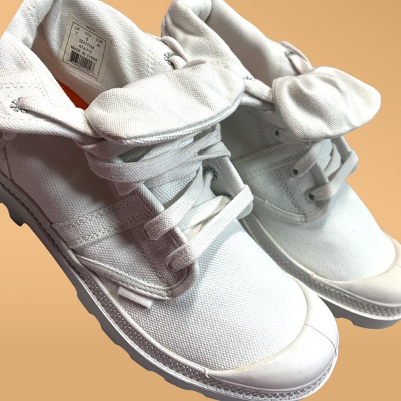 💥HP💥 NWOT Palladium PAMPA high top sneakers in white. Size men’s 8 👟 - Picture 8 of 14